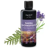 AllgäuQuelle Naturprodukte AllgäuQuelle® Sauna Aufgussmittel mit 100% Bio Öle Tiefenentspannung Lavendel, Zeder Mandarine 100ml