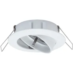 PAULMANN 93731, Eingelassene Lichtabdeckung, Zimmerdecke, Weiß, Aluminium, Zink,