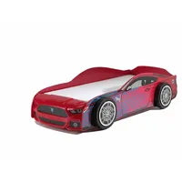 Autobett Kamala 227x111x60 Kinderbett Spielbett MDF Rot
