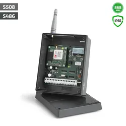 CARDIN 4-Kanal Funk-Empfänger Außenempfänger Receiver 868MHz mit 4G-Modul & Display, für Tore & Schranken