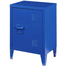 [en.casa] Nachtschrank Inari 57 x 40 x 30 cm Blau