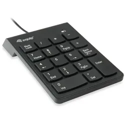 Equip Tastatur Numerische Tastatur USB Schwarz EQ245205