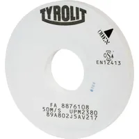 TYROLIT Präzisions-Außenrund-Schleifscheibe DxTxH (mm), 500x60x203,2, Typ: A80, 594565 A80