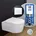 Villeroy & Boch Avento Komplett-SET Wand-WC mit WC-Sitz Weiß