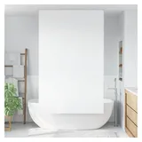vidaXL Duschrollo 130 x 240 cm weiß