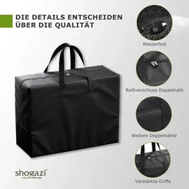 shogazi Aufbewahrungstasche schwarz 91 x 68 x 37 cm