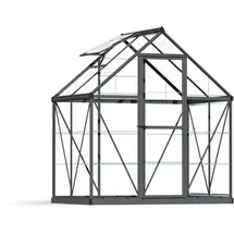 CANOPIA Palram - Canopia Aluminium Gewächshaus Harmony 64 | grau | 125x185x208 cm - Grau