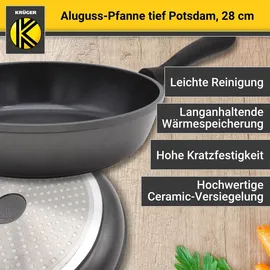 Krüger Potsdam Bratpfanne 28 cm tief
