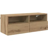 vidaXL Artisan-Eiche TV-Wandschrank 80 x 30 x 30 cm Holzwerkstoff