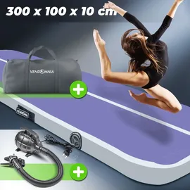 Vendomnia TRACK Matte - aufblasbar, Tumbling Gymnastikmatte, Turnmatte, Trainingsmatte, Fitnessmatte