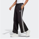 adidas Jogginghose Essentials 3-Stripes French Terry Wide Joggers IC8775 Schwarz Regular Fit M