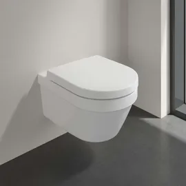 Villeroy & Boch Architectura Wand-WC mit WC-Sitz Weiß Alpin CeramicPlus
