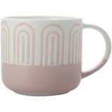 Maxwell & Williams KL0222 Becher 400 ml Arches Pink, Porzellan