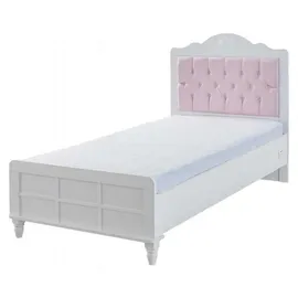 aea Chesterfield Kinderbett Bett Kinderzimmer Kinderzimmermöbel Rosa Holz