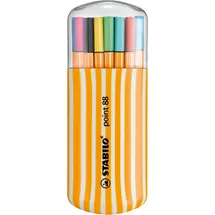 Stabilo point 88 Zebrui Fineliner farbsortiert 0,4 mm, 20 St.