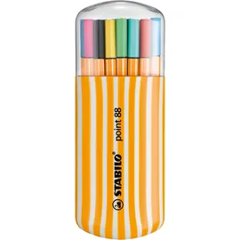 Stabilo point 88 Zebrui Fineliner farbsortiert 0,4 mm, 20 St.