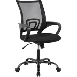 Bürostuhl Jerez mit Armlehne, Schwarz
