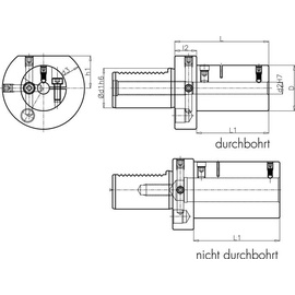 PROMAT Werkzg.h.E2 S DIN 69880 Typ A Spann-D.10mm VDI30 z.Bohrstangen PROMAT