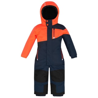 Killtec Schneeoverall Schneeanzug Kinder Skianzug dunkelnavy/neon orange Innenfutter aus Fleece 92