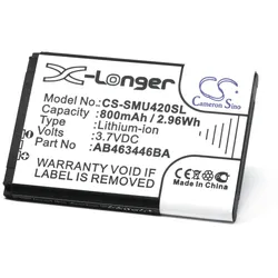 Powery Akku für Handy Samsung Typ AB463446BA