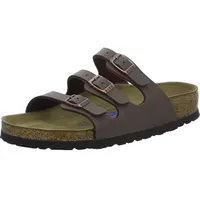 Birkenstock Florida Weichbettung Birko-Flor Nubuk mocca 40