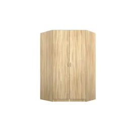 Sconto Eckschrank Case 117 x 197 x 117 cm Braun