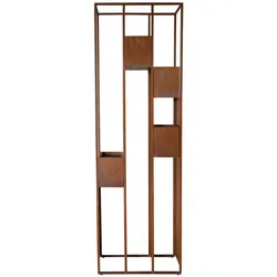 Badeko Pflanzregal „Lazise“ in Edelrostoptik 57 cm breit