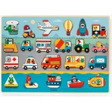 Djeco Vroom Holzpuzzle 22 Teile