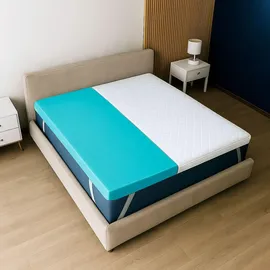 The White Stone Topper 140 x 190 cm H2 Memory Foam