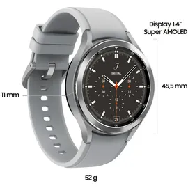 Samsung Galaxy Watch4 Classic 46 mm BT Silber Version EU