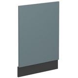 Vicco Frontblende R-Line, Blau-Grau/Anthrazit, AP Marmor blau|grau 45 cm x 57.2 cm x 1.6 cm