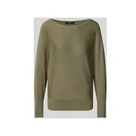 Zero Strickpullover mit U-Boot Ausschnitt Pale Khaki,36 | 36