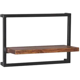 SIT Möbel Wandregal 50 x 35 x 25 cm Schwarz