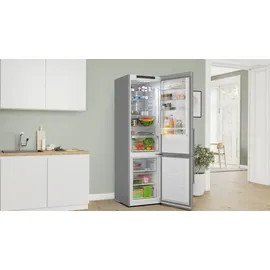Bosch Serie 6 KGN39AIAU Kühl-Gefrierkombination (363 l, 2030 mm hoch, Edelstahl)