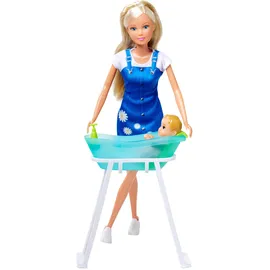 Simba Puppenbadewanne Baby Bath Blau/Rosa
