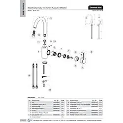 Ideal Standard Aerator, M22X1-A, Edelstahl B960294GN