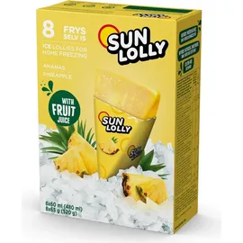 SPECIALS Sun Lolly Ananas Wassereis 8x60ml zum Selbsteinfrieren Packung 480ml