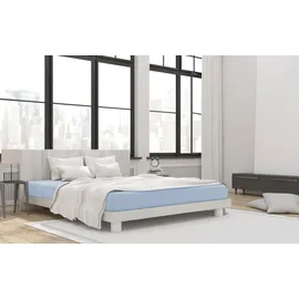 Primera Spannbettlaken Mako-Jersey 180-200 x 200 cm blau