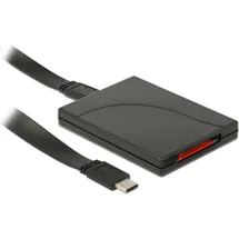 DeLock USB 3.0 Card Reader CFX USB-C Speicherkartenlesegerät, Schwarz