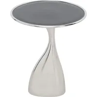 Kare DESIGN Beistelltisch Spacey 86393 Alu, Eisen, Stahl & Metall Silber