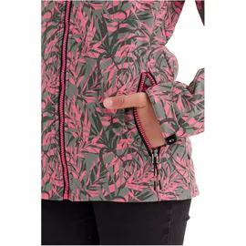 KILLTEC Mädchen Softshelljacke/Outdoorjacke mit Kapuze Mädchen Softshelljacke Print, light moss, 152, 43200-000