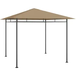 Pavillon 3x3x2,7 m Taupe 180 g/m2