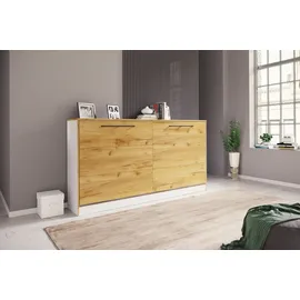 VCM Schrankbett, Wandklappbett Lattenrost 90x200 cm