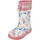 Playshoes Regenstiefel Blumen Beige/Weiß 22