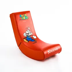 Xrocker X Rocker Nintendo Super Mario Video Rocker Mario lizensierter Gaming Bodensessel für Kinder & Jugendliche - Mario Design
