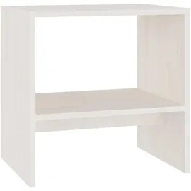 vidaXL Nachtschrank 40 x 30,5 x 40 cm Weiß