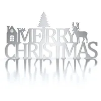 Tuning-art WD02 Weihnachts-Schild | Weihnachtsdekoration | Deko Metallschild Stahl