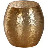 Wohnling Beistelltisch gold Aluminium B/H/T: ca. 42x42x42 cm Wohnzimmer, Wohnzimmertische, Beistelltische, Beistelltische Metall