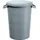 Spetebo Regenwasser-Tank 80 Liter mit Deckel - grau - Universal Kunststoff Tonne mit Tragegriffen - Regentonne Garten Abfall Eimer