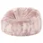 I.C.O.N. Icon Kingston Sitzsack Kinder, Rosa, Flauschiger Kunstpelzstoff, Sitzsack Flauschig mit Füllung, Bequemer Kinder Sessel, Kuschelsessel, Lese Sessel, Schlafzimmer, Kinderzimmer, Spielzimmer